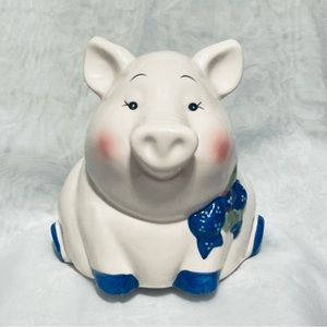 Adorable Ceramic Piggy Bank House of Lloyd 1996